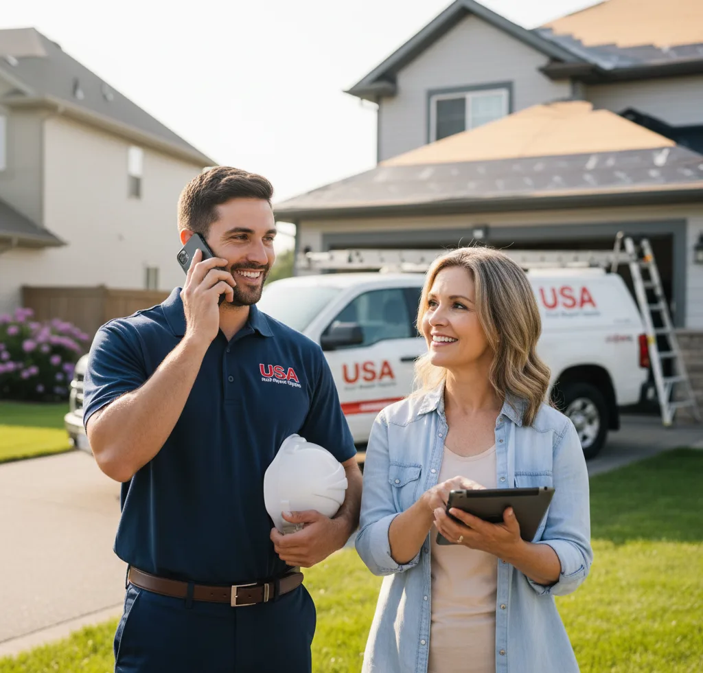 USA Roof Repair Experts customer support in Santo